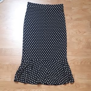 High waisted pencil skirt